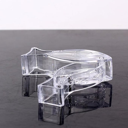 Storcător Manual De Citrice Și Lămâi, Design Ergonomic În Formă De Pește, Acril Transparent, 12x5.2 cm, 1 Bucată
