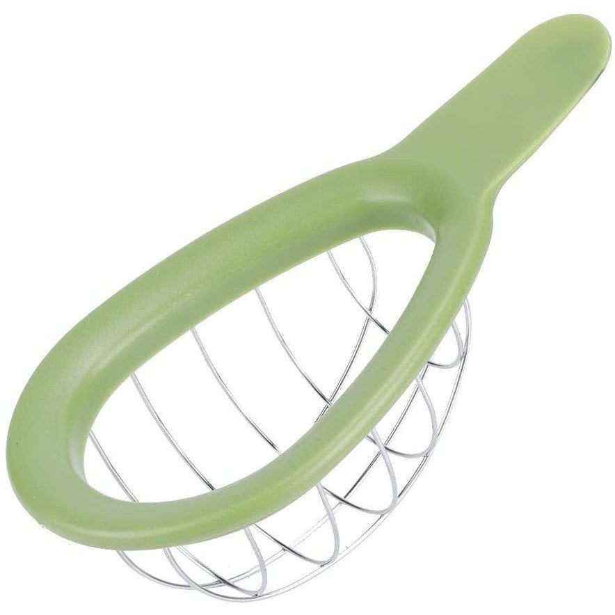 Feliator Avocado pentru Taiere in Cuburi, Dispozitiv Multifunctional cu Design Ergonomic, Otel Inoxidabil si ABS, 16x8x5 cm, Verde