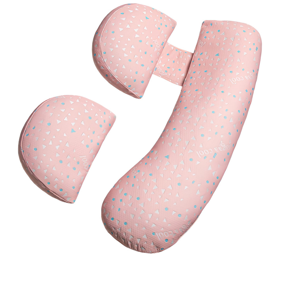 Proactive, Perna Gravide si Maternitate, Set Multifunctional Forma H si U, Latime si Umplutura Reglabila, Husa Detasabila Lavabila, Poliester, Roz