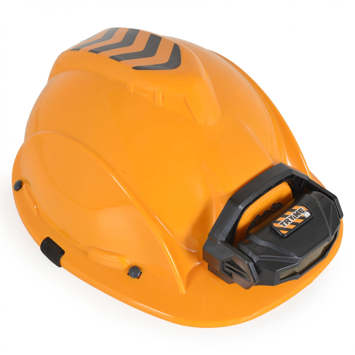Cască de Protecție pentru Copii cu Lanternă Detașabilă, Jucărie Interactivă pentru Joc de Rol, Plastic, Portocaliu, 29.5 x 19.5 x 6.5 cm
