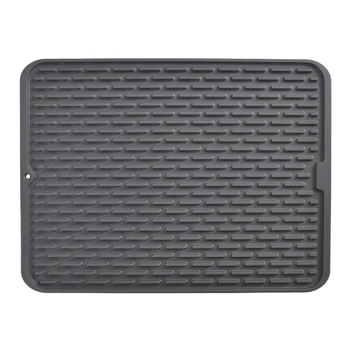 Covoras Scurgere Vase din Silicon, Suport Termorezistent pentru Blat, Material Flexibil si Izolator, 43x32.5 cm, Negru