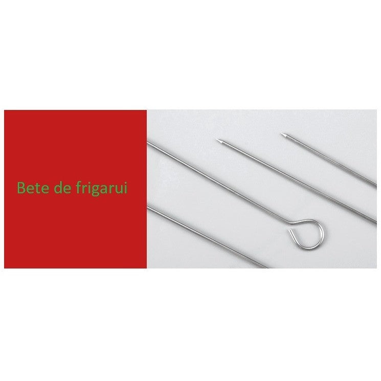 Set Ustensile Pentru Gratar Cu Manere Ergonomice, Otel Inoxidabil Rezistent La Coroziune, Geanta Transport Oxford, Argintiu, 7 Piese