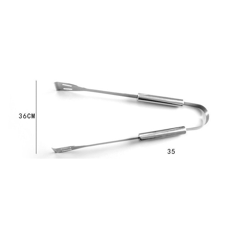 Set Ustensile pentru Gratar, Kit Accesorii BBQ cu Manere Ergonomice, Otel Inoxidabil cu Geanta Depozitare Oxford, 16 Piese, Argintiu