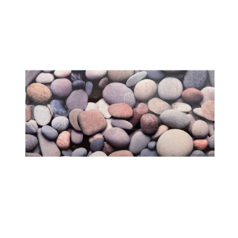 Tapet Autocolant Placi din PVC, Model Imitatie Marmura, Rezistent la Apa si Caldura, Grosime 1.5 mm, Set 10 Bucati, 60 x 30 cm, 1.8 mp, Alb Multicolor