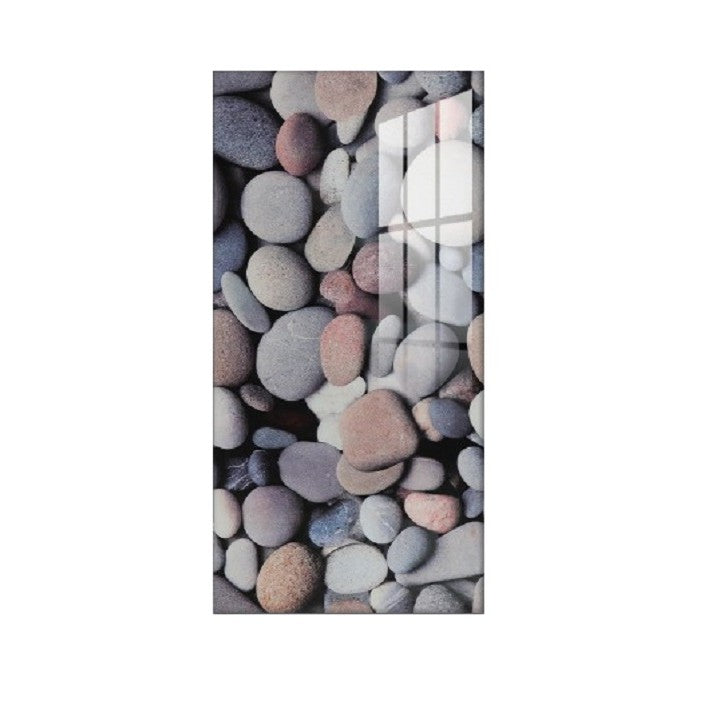 Tapet Autocolant Placi din PVC, Model Imitatie Marmura, Rezistent la Apa si Caldura, Grosime 1.5 mm, Set 10 Bucati, 60 x 30 cm, 1.8 mp, Alb Multicolor