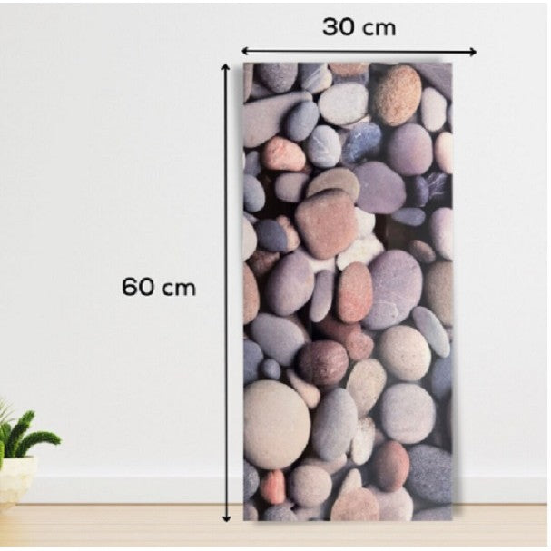 Tapet Autocolant Placi din PVC, Model Imitatie Marmura, Rezistent la Apa si Caldura, Grosime 1.5 mm, Set 10 Bucati, 60 x 30 cm, 1.8 mp, Alb Multicolor