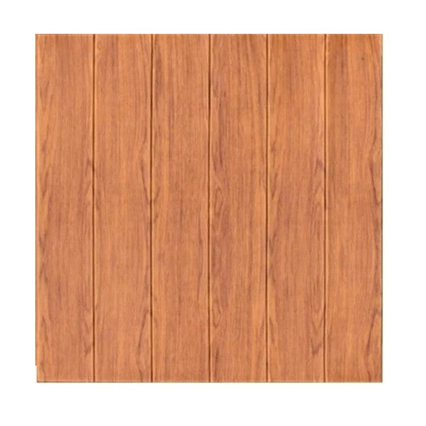 Tapet 3D Autoadeziv, Panouri Perete Tip Lemn cu Izolatie Fonica si Termica, Rasina Ecologica, Set 10 Placi, 70 x 70 cm, Grosime 3 mm, Suprafata 4.9 mp, Maro Roscat
