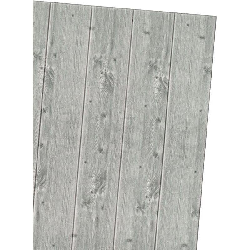 Tapet 3D Autoadeziv Tip Placi De Lemn, Panouri Decorative Din Rasina, Izolatie Fonica Si Termica, Set 10 Bucati, 70 x 70 cm, Grosime 3 mm, Suprafata 4.9 mp, Gri Inchis