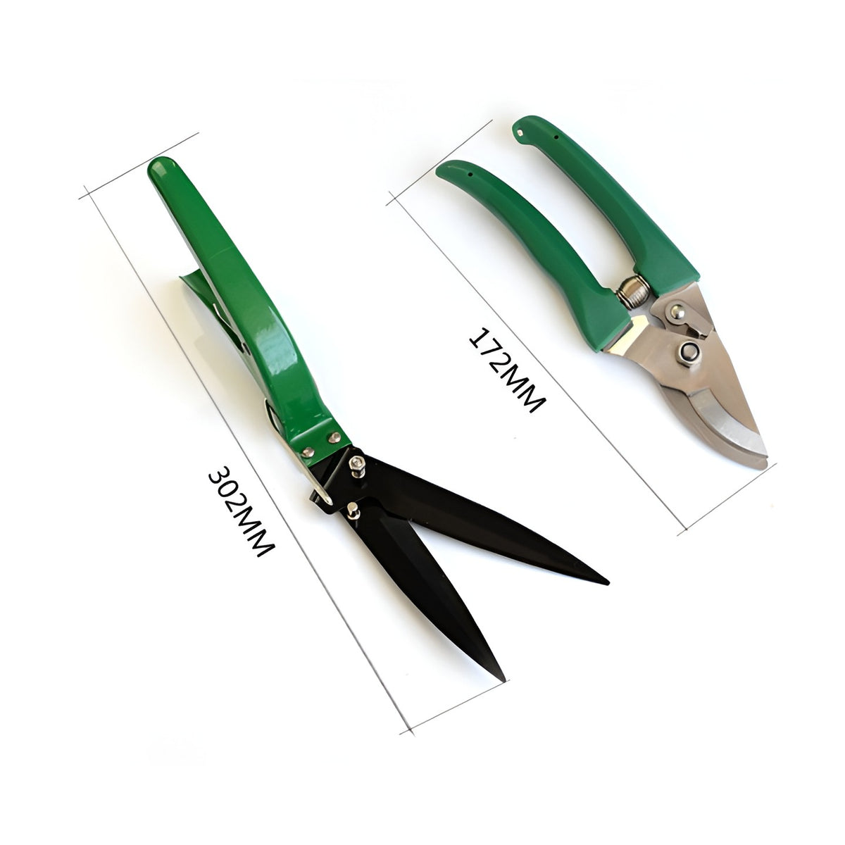 Set Unelte Gradinarit Pentru Plantare Si Ingrijire Plante, Accesorii Gradina Cu Maner Ergonomic, Otel Si Plastic, 12 Piese Cu Cutie Depozitare, 37x28 cm, Verde