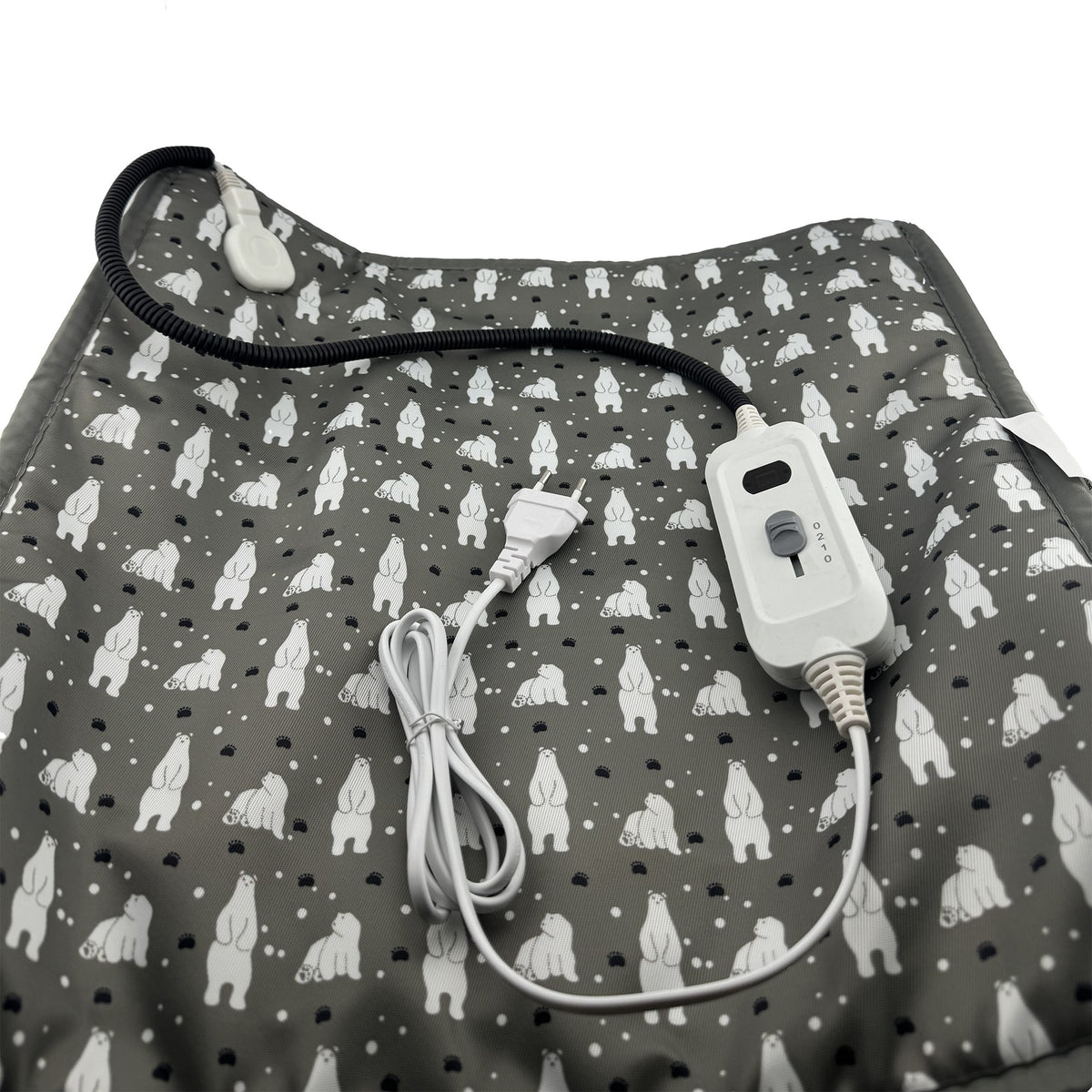 Patura Electrica pentru Animale de Companie, Perna Incalzita pentru Caini si Pisici, 3 Trepte de Temperatura, Protectie PVC, Suprafata Anti-Alunecare, 28 W, 45 x 45 cm, Gri