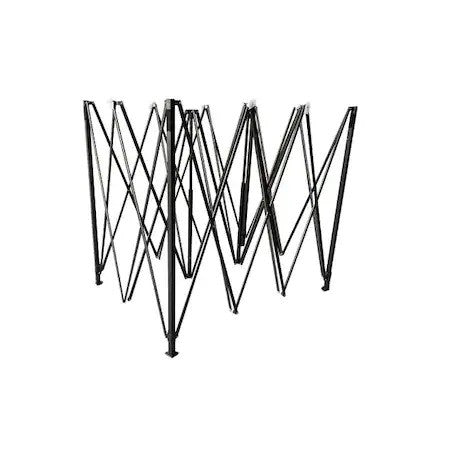 Cort Pliabil Tip Pavilion pentru Evenimente, Structura Metalica Telescopica, Prelata Oxford PVC Impermeabila, Rezistent UV, 2x2 m, Verde