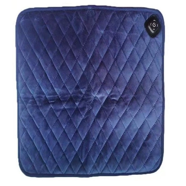 Perna Electrica cu Incalzire Rapida si Conexiune USB, Protectie Supraincalzire, Utilizare Mixta Oameni si Animale, Poliester, 40 x 45 cm, Albastru
