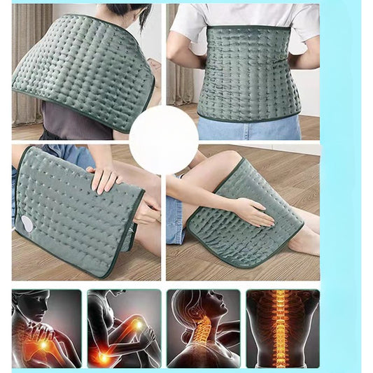 Perna Electrica cu Incalzire Rapida si Conexiune USB, Protectie Supraincalzire, Utilizare Mixta Oameni si Animale, Poliester, 40 x 45 cm, Albastru