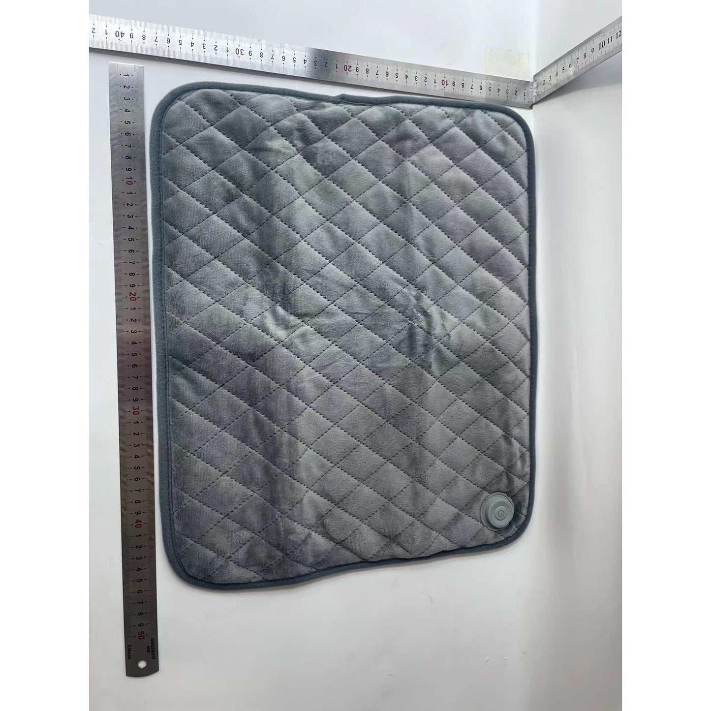 Perna Electrica Multifunctionala pentru Persoane si Animale, Incalzire Rapida prin USB 5V, Protectie Supraincalzire, Poliester Moale, 10 W, 45 x 40 x 1.5 cm, Gri Inchis