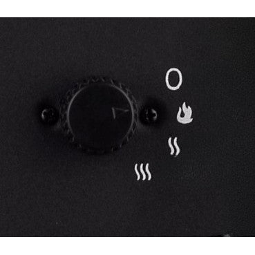 Semineu Electric Aeroterma, Putere 1500W, Incalzire Ceramica cu Efect Flacara 3D, Protectie Supraincalzire, Carcasa ABS Ignifuga, 2 Trepte Viteza, 25 x 16 x 25 cm, Negru