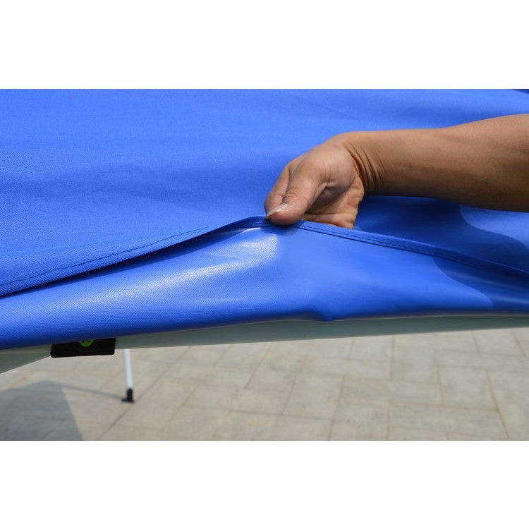 Prelata Acoperis Cort Pavilion, Copertina Foisor Impermeabila, Protectie UV, Material Textil Oxford 700D cu Invelis PVC, 3 x 4.5 m, Albastru