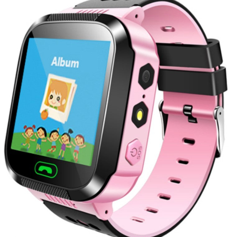 Ceas Smartwatch Copii Q528, Functie Telefon si Localizare LBS, Buton SOS, Camera Foto, Lanterna, Monitorizare Spion, Ecran Touchscreen Color, Roz
