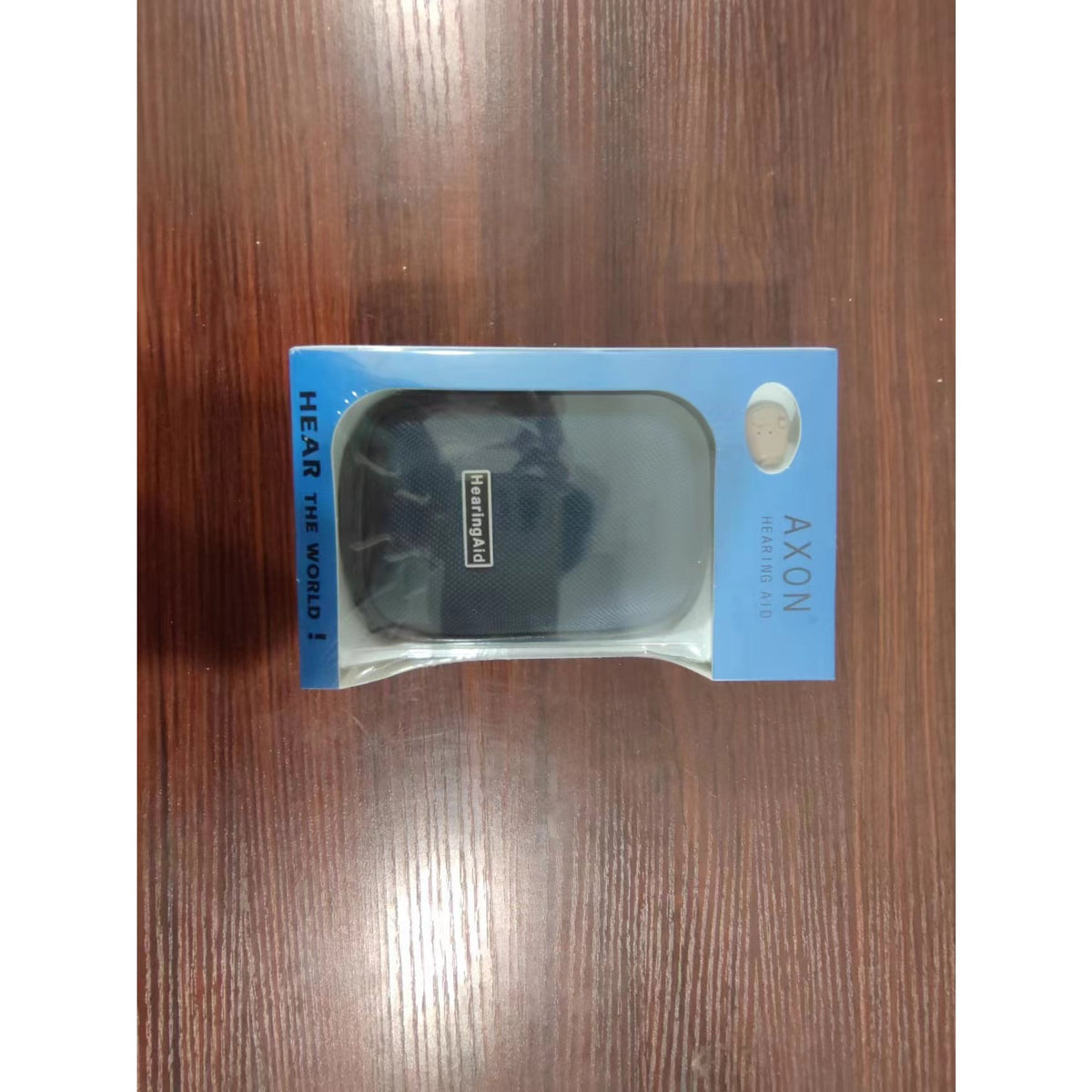 Axon Aparat Auditiv Reincarcabil, Amplificator de Sunet Intraauricular cu Reducere Zgomot, Digital, Acumulator Li-ion, Bej, 4 Dopuri Incluse