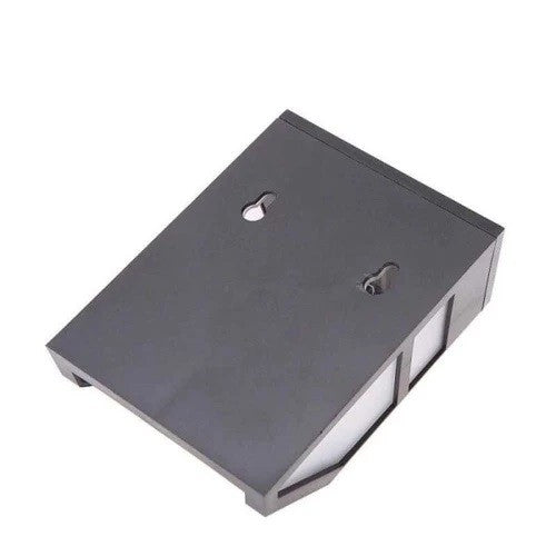 Set 4 Lampi Solare LED pentru Gradina, Model Geometric Modern, IP65 Impermeabil, Lumina Alb Rece 6500K, Plastic ABS, 11.8 x 8.6 x 5 cm, Alb/Negru