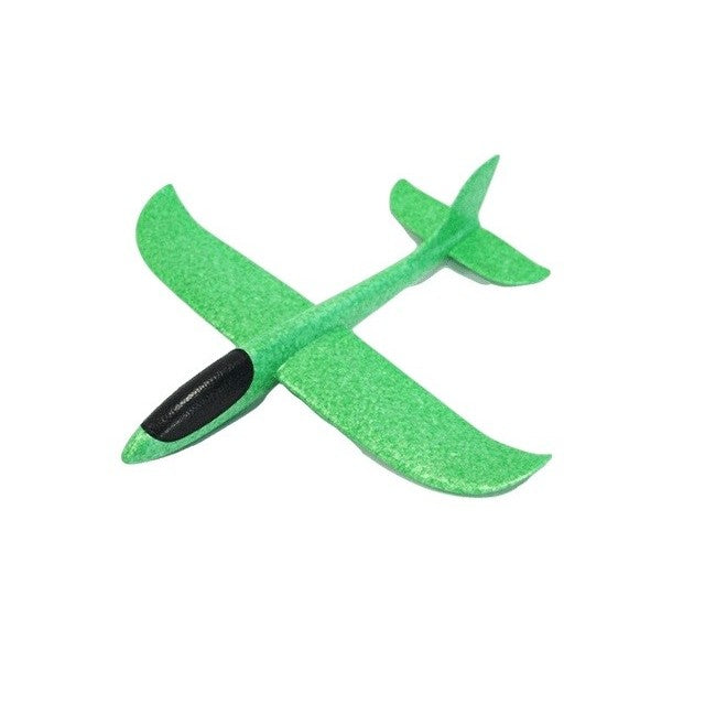 Avion Planor Pentru Jocuri Interactive, Zbor Stabil Si Rezistent, Polistiren, 47 cm, Verde