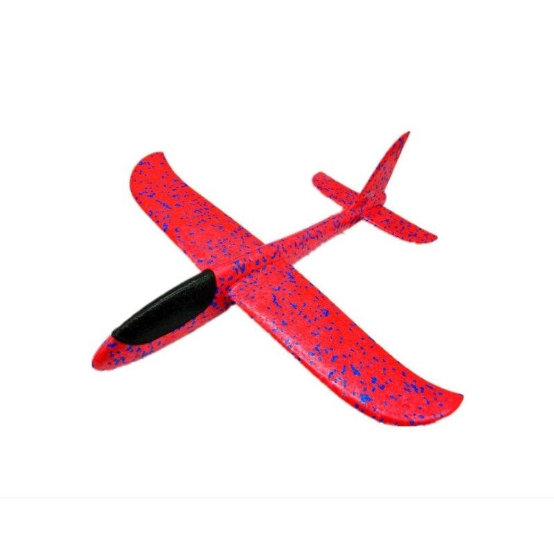 Avion Planor, Zbor Stabil Si Rezistent, Polistiren, 47 cm, Rosu