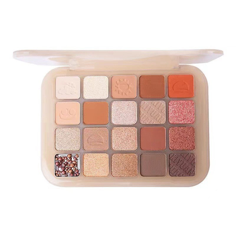 Daisy Dear, Paleta Machiaj cu 20 Culori Pigmentate, Farduri de Pleoape Mate, Metalice si Sidefate, Textura Fina, Multicolor