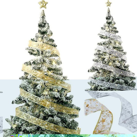 Panglică LED de Crăciun, Decorativă și Modelabilă cu Sârmă de Cupru, Alimentare Baterii, 50 LED-uri, 5 m, Aurie, Lumină Alb Cald