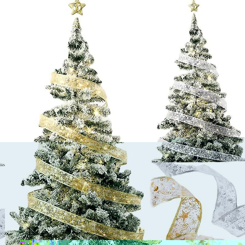 Panglică LED de Crăciun, Decorativă și Modelabilă cu Sârmă de Cupru, Alimentare Baterii, 50 LED-uri, 5 m, Aurie, Lumină Alb Cald