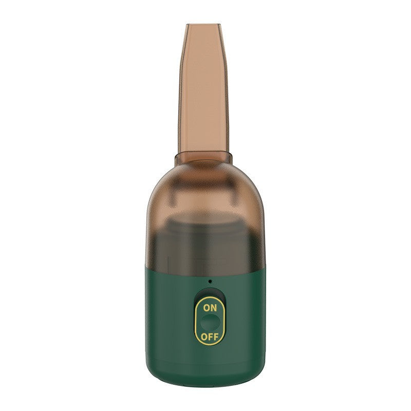 Aspirator Portabil Auto N8, Mini Aspirator Fara Fir pentru Casa si Masina, Functie 2 in 1, Incarcare USB, Baterie Litiu, 16.3x6 cm, Verde