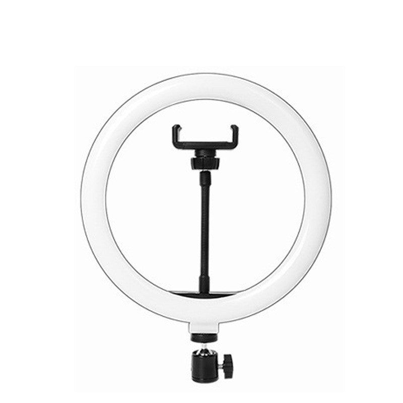 Lampa Circulara RingLight, Iluminare LED Profesionala pentru Machiaj si Vlog, 120 LED-uri, 3 Moduri Lumina, Intensitate Reglabila, Alimentare USB, Rotire 360 Grade, ABS, 26 cm, Negru