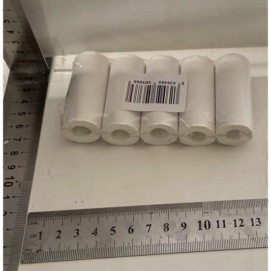 Mini Imprimanta Foto Portabila, Conectare Bluetooth, Imprimare Termica Fara Cerneala, Design Pisicuta, Include 10 Role Hartie si Markere, 1000 mAh, Incarcare USB, Roz