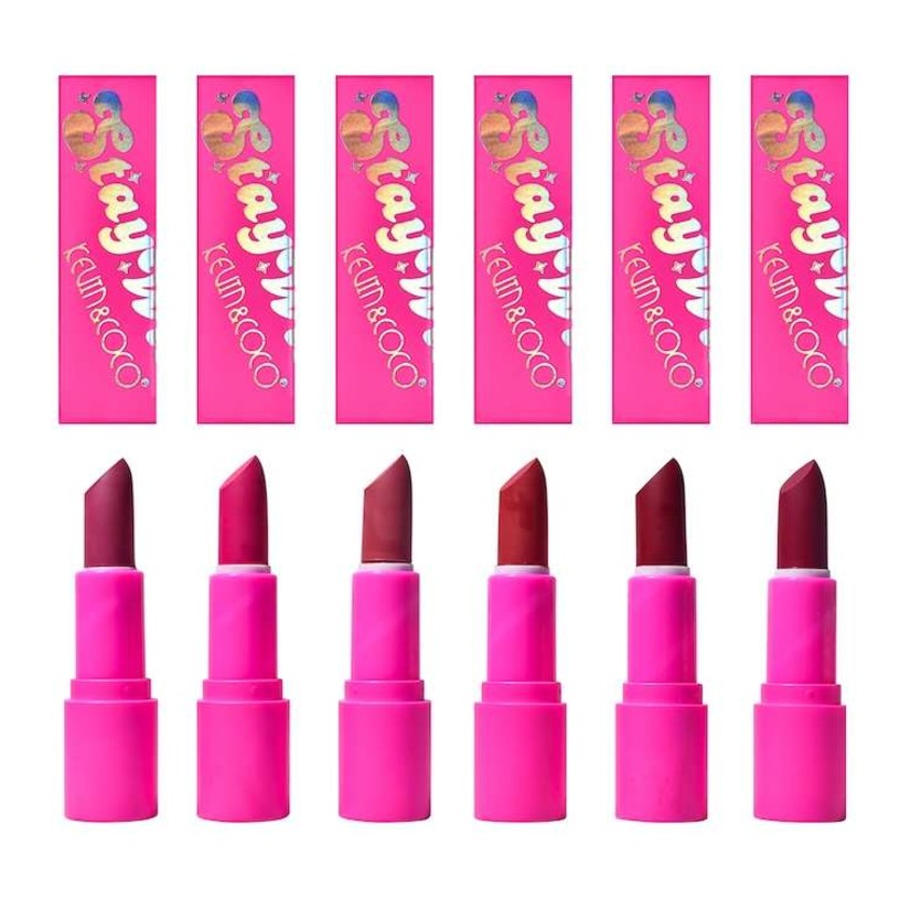Kevin & Coco Ruj de Buze Stay Wild, Textură Catifelată și Mată, Formulă Cruelty-Free și Non-Toxică, 3.6 g, Nuanța 3