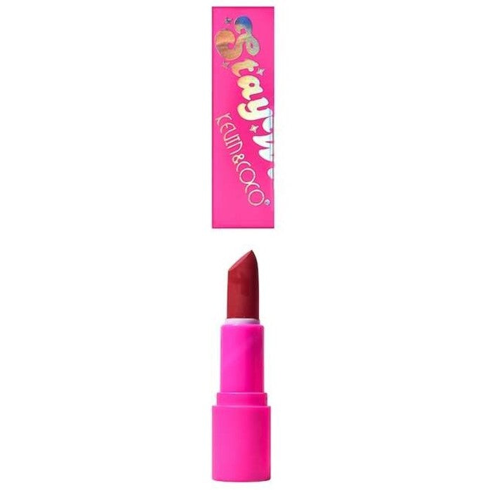 Kevin & Coco Ruj de Buze Stay Wild, Textură Catifelată și Mată, Formulă Cruelty-Free și Non-Toxica, 3.6 g, Nuanța 4