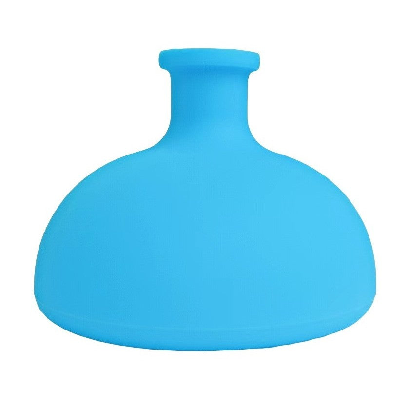 Dispozitiv Terapeutic Sputa, Cupa pentru Terapie Toracica si Eructare, Silicon Alimentar Moale, pentru Bebelusi si Copii, 7.5 x 6 cm, Albastru