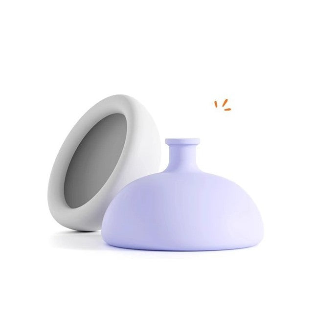 Dispozitiv Terapeutic Sputa, Cupa Terapie Toracica si Masaj Pulmonar, Silicon Moale, pentru Adulti si Copii, Transparent, 10 x 6.5 cm