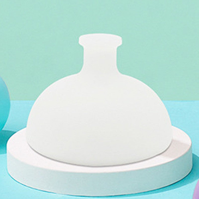 Dispozitiv Terapeutic Sputa, Cupa pentru Terapie Toracica si Eructare, Silicon Moale Alimentar, pentru Sugari si Copii, 7.5 x 6 cm, Transparent