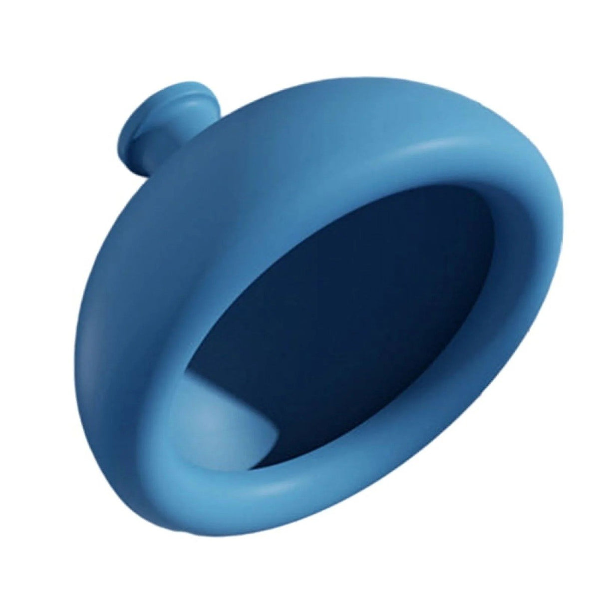 Dispozitiv Terapeutic Sputa, Cupa Terapie Toracica si Masaj, Silicon Elastic Moale, pentru Adulti si Copii, 10 x 6.5 cm, Albastru