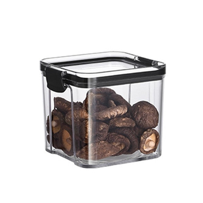 Recipient Alimentar Cu Inchidere Ermetica, Organizator Transparent Pentru Bucatarie Si Camara, Plastic Calitate Alimentara, 700 ml, 10.2 x 9.8 cm