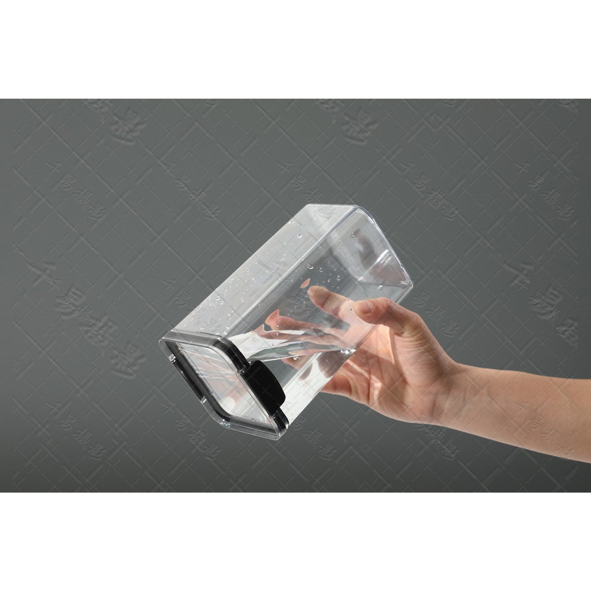 Recipient Depozitare Alimente, Inchidere Ermetica, Plastic de Calitate Alimentara, 1300 ml, 10.2 x 18.5 cm, Transparent