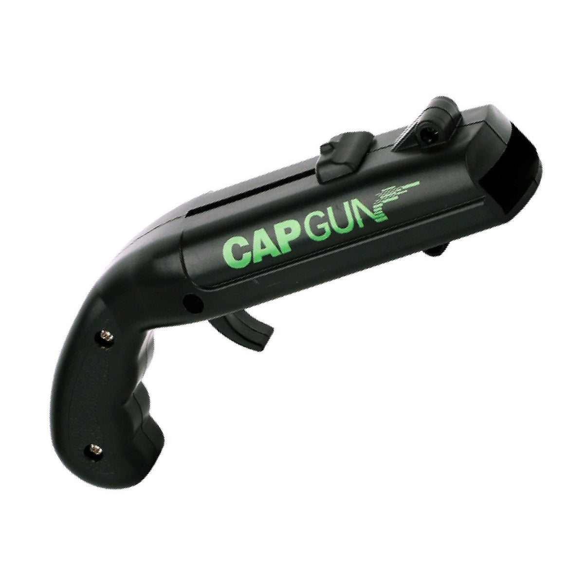 Deschizator de Sticle Tip Pistol, Dispozitiv pentru Lansat Capace Metalice, Plastic ABS Rezistent, 13 x 6 x 3.7 cm, Negru