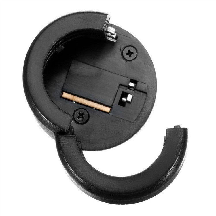 Lacat de Blocare pentru Sticle de Bauturi, Dop cu Cifru din 3 Cifre, Protectie Continut, Plastic PP, 40 x 42 x 45 mm, Negru