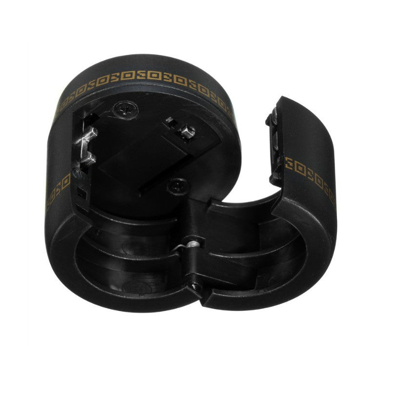 Lacat de Blocare pentru Sticle de Bauturi, Dop cu Cifru din 3 Cifre, Protectie Continut, Plastic PP, 40 x 42 x 45 mm, Negru