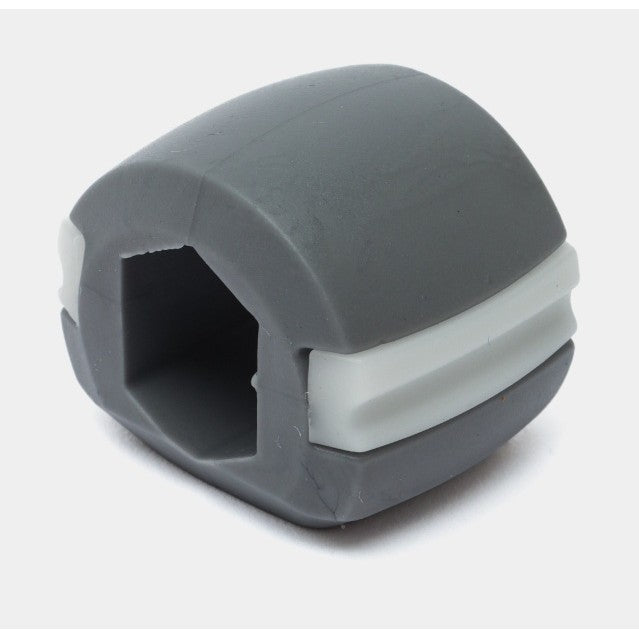 Dispozitiv Tonifiere Faciala, Antrenament Jawline si Definire Mandibula, Silicon Medical si Poliuretan, Include Cutie Depozitare si Snur, Gri