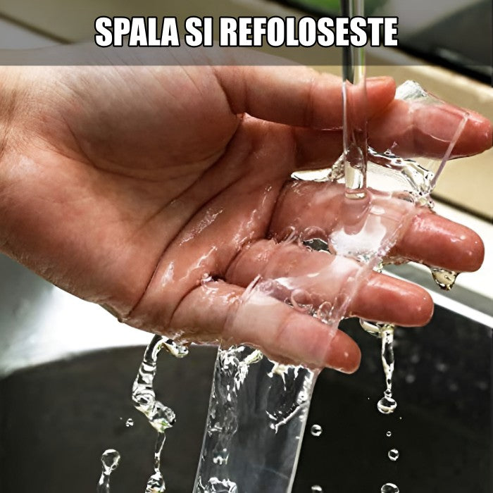 Banda Dublu Adeziva Nano, Transparenta si Reutilizabila, Rezistenta la Apa, Fixare Fara Urme, Silicon, 50mm x 1mm x 1m