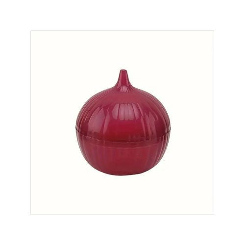 Cutie Alimentara Pentru Depozitare Ceapa Si Usturoi, Inchidere Prin Rasucire, Plastic Durabil, 500 ml, 11 x 11 x 12 cm, Rosu