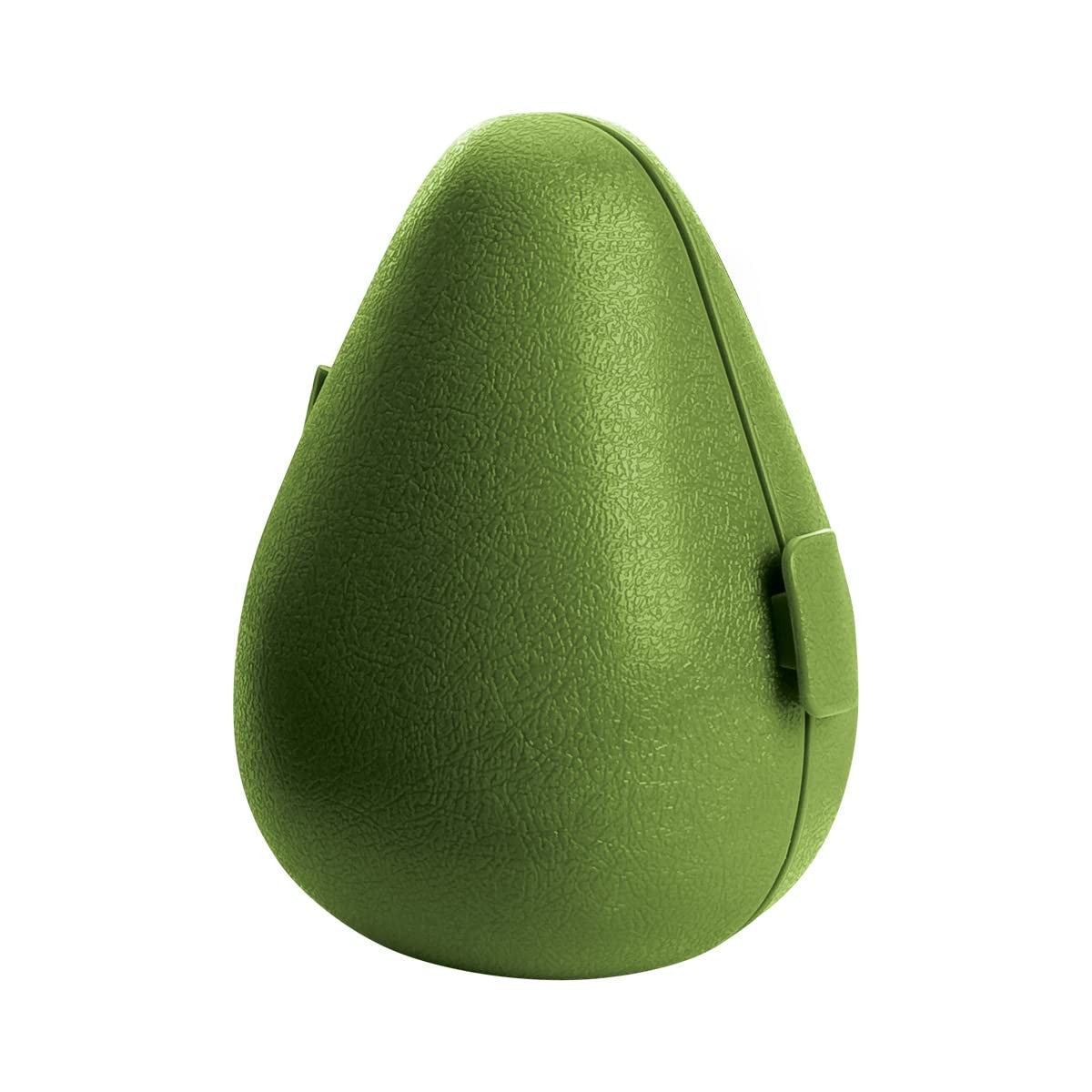 Cutie Depozitare și Păstrare Alimente, Design Formă Avocado, Recipient Etanș pentru Fructe și Legume, Plastic, 8.4x8.4x12.3 cm, Verde
