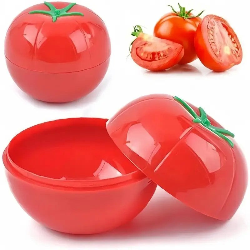 Cutie Depozitare Alimente, Recipient Organizare Gustări și Condimente, Plastic Rezistent, Model Pătrat, 10x10x8.5 cm, Roșie