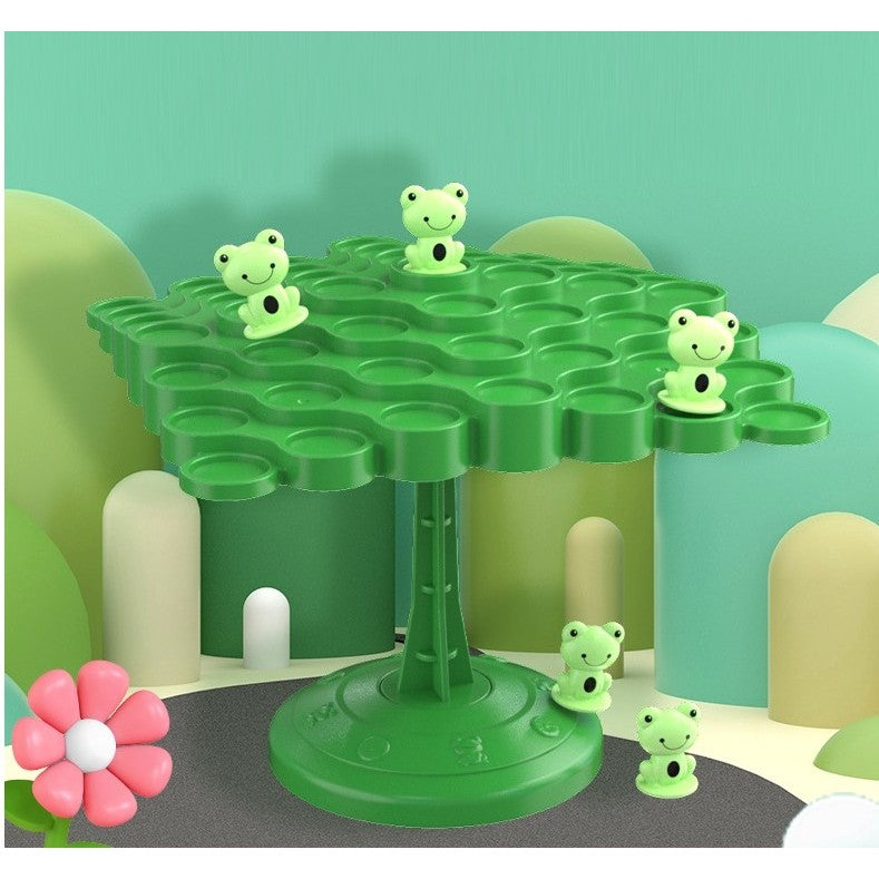 Joc Interactiv Broaste in Echilibru, Educativ pentru Dexteritate si Logica, Plastic, 50 Pioni cu Placa si Zar, 3 Ani+, Verde