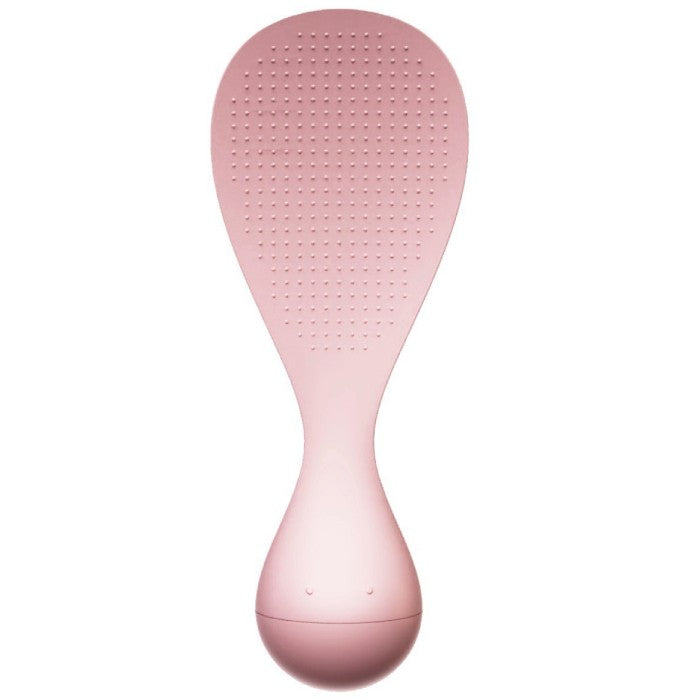 Lingura pentru Orez Termorezistenta, Spatula Ergonomica pentru Preparare si Servire, Material Antiaderent cu Baza Antialunecare, Roz