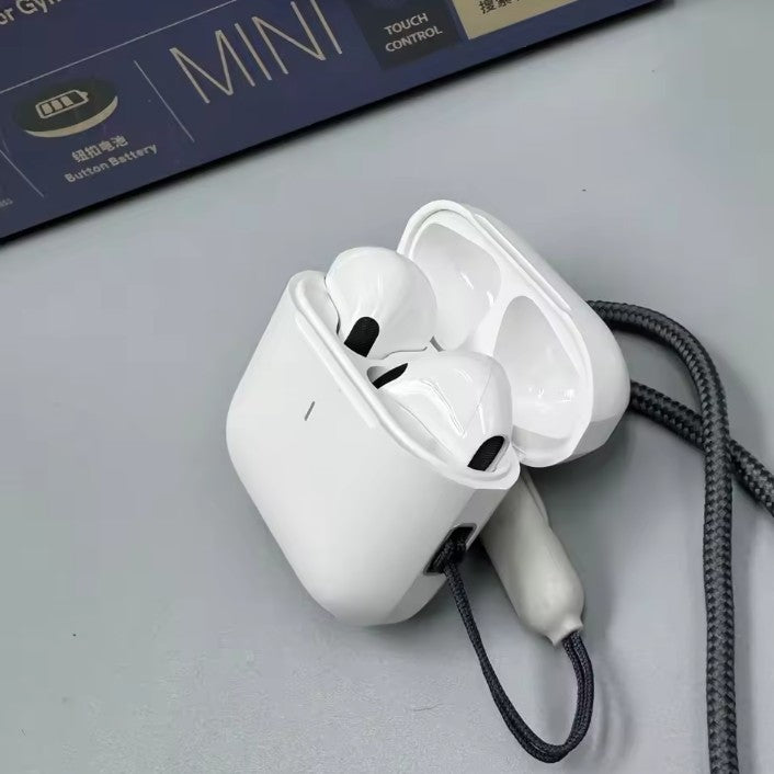 Casti Wireless Apollo T14, Bluetooth 5.3, Anulare Zgomot ANC, True Wireless Stereo, Sunet HiFi, Control Atingere, Rezistenta Apa IP7, Carcasa Incarcare 400 mAh, Afisaj LED, Alb